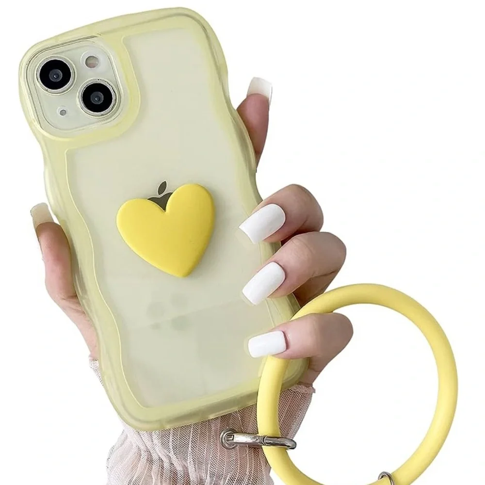 ✨NEW iPhone 13 Pro Case | iPhone 13 Pro Cover | Yellow Phone Case | Yellow Strap
